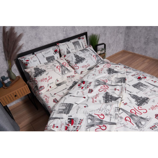 Фото - Комплект постельного белья Moon&Star Бязь Gold Люкс Paris 160х220 (MS-820002077)