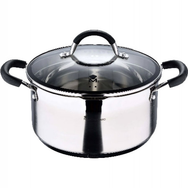 Фото - Кастрюля Masterpro Foodies collection 5 л (BGMP-1502-BK)