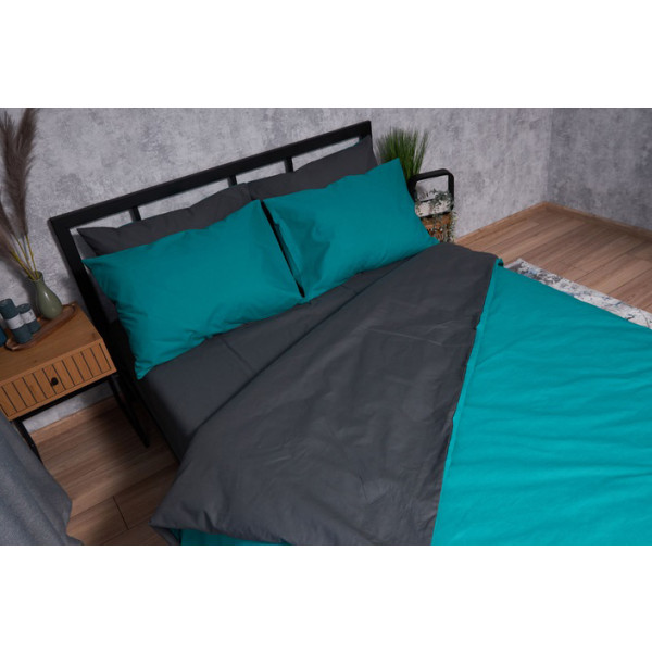 Фото - Комплект постельного белья Moon&Star Бязь Gold Люкс Gray Green 175х210 (MS-820002692)