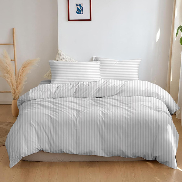 Фото - Комплект постельного белья Zastelli White Stripe 1 cм  бязь 175х210 Белый (21837)