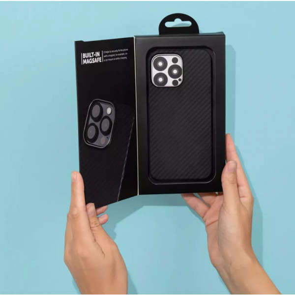 Фото - Чехол для смартфона Proove Carbon Slim with Magnetic Ring iPhone 13 Pro Black (PCCSIP13P002)