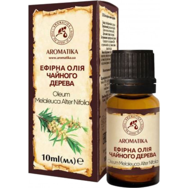 Фото - Эфирное масло Ароматика чайного дерева 10 мл (48200882) Фото - Эфирное масло Ароматика чайного дерева 10 мл (48200882)
