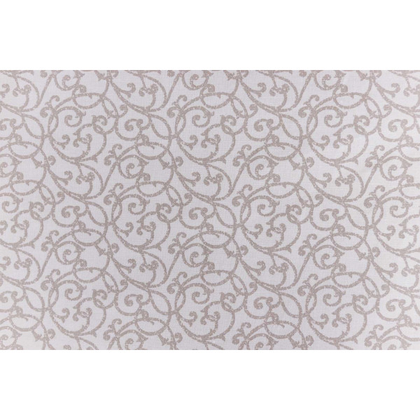 Фото - Скатерть прямоугольная Прованс Simfoni Капучино вензель 180х136 см (033563)