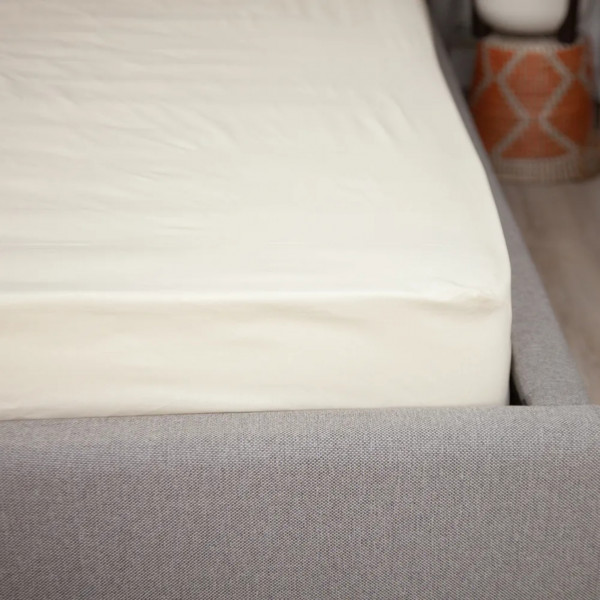 Фото - Простынь односпальная ТЕП ВДОХНОВЕНИЕ с резинкой 120х200 см Молочный (2-04015_28850)