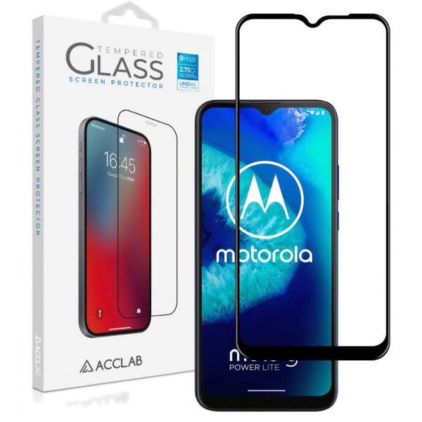 Фото - Защитное стекло для смартфона ACCLAB Full Glue for Moto G8 Power Lite (1283126509056)