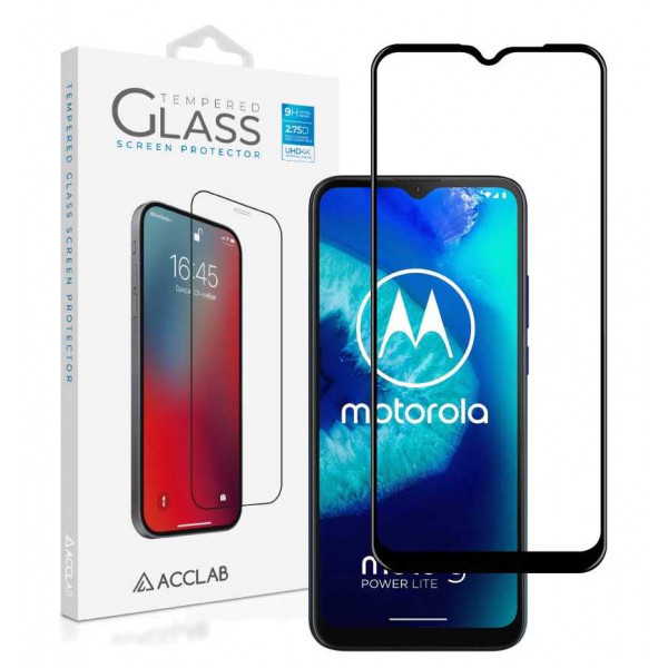 Фото - Защитное стекло для смартфона ACCLAB Full Glue for Moto G8 Power Lite Paper pack (1283126518591)