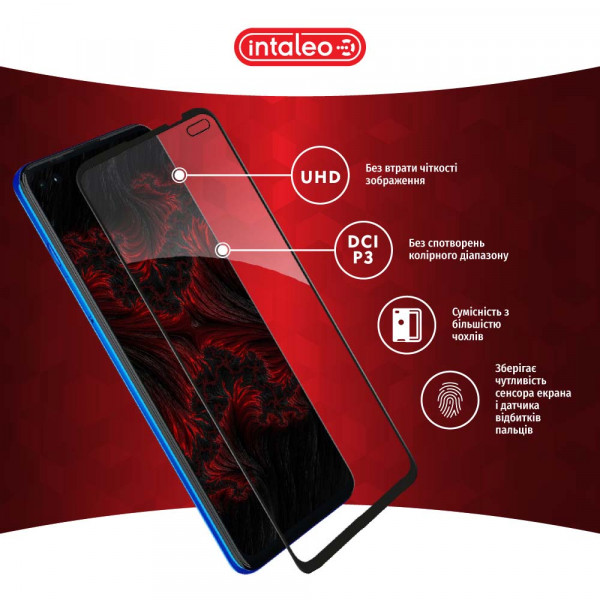 Фото - Защитное стекло для смартфона Intaleo Glue for MOTO G100 (1283126521331)