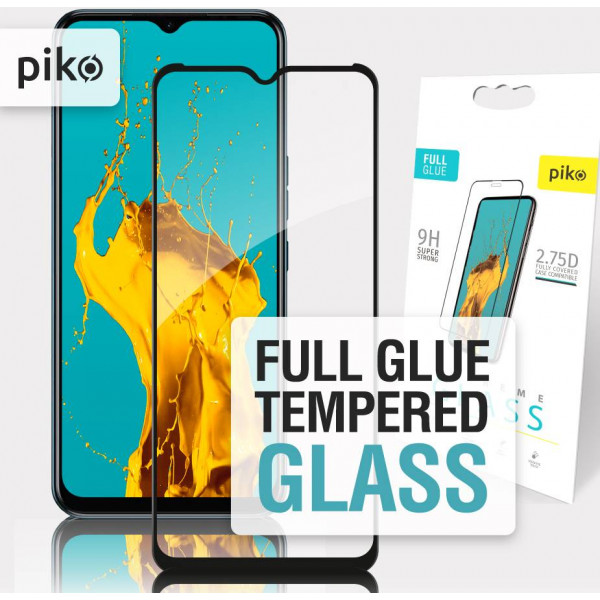 Фото - Защитное стекло для смартфона Piko Full Glue for Tecno Spark 8T (1283126542282)
