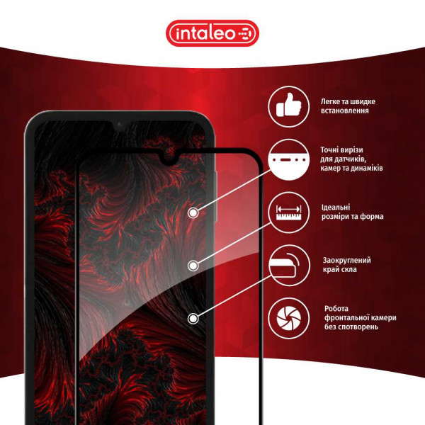 Фото - Защитное стекло для смартфона Intaleo Full Glue for Samsung A24 (1283126573712)