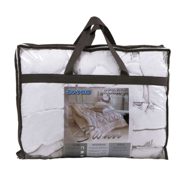 Фото - Одеяло детское зима Руно 140х105 из искусственного лебединого пуха (320.52_Silver Swan_demi)