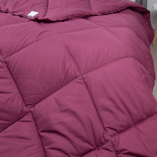 Фото - Одеяло зимнее двуспальное евро ТЕП Alaska 200х220 см Бордовый (1-00154_27801)