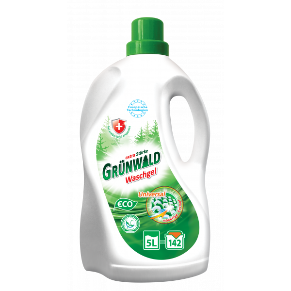 Фото - Гель для стирки GRUNWALD Для цветных и белых вещей, 5 л