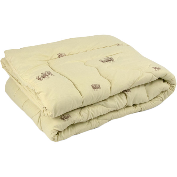 Фото - Одеяло всесезонное полуторное Руно 155х210 см шерстяная Comfort+ Sheep (317.52ПШК+У_Sheep)
