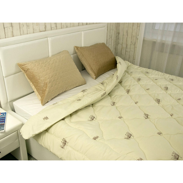 Фото - Одеяло всесезонное полуторное Руно 155х210 см шерстяная Comfort+ Sheep (317.52ПШК+У_Sheep)