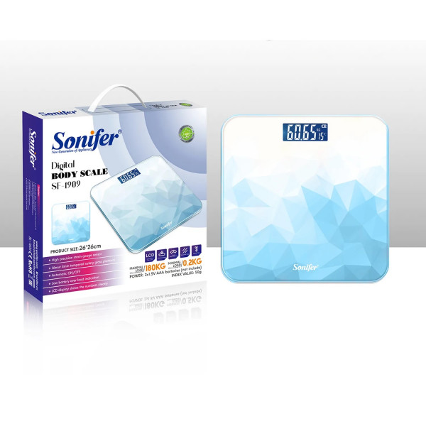 Фото - Весы напольные Sonifer SF-1909 blue