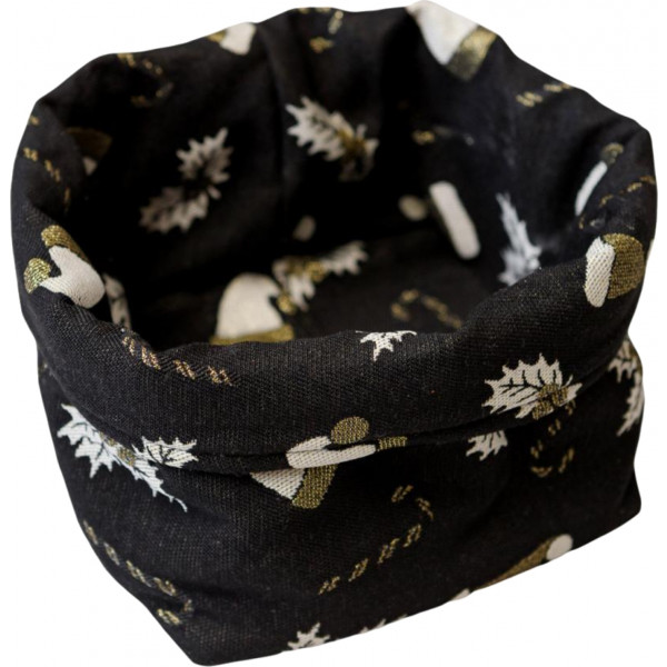 Фото - Хлебница Прованс Шапочки на чорному 18х18х14 см (036452) Фото - Хлебница Прованс Шапочки на чорному 18х18х14 см (036452)