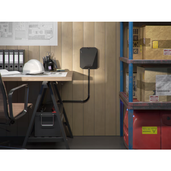 Фото - Беспроводная станция управления приборами Ajax Hub BP Jeweller black