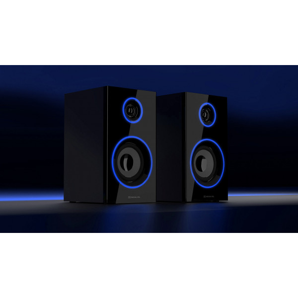 Фото - Уценка - Компьютерная акустика компактная 2.0 REAL-EL S-415 Black (EL121200017)