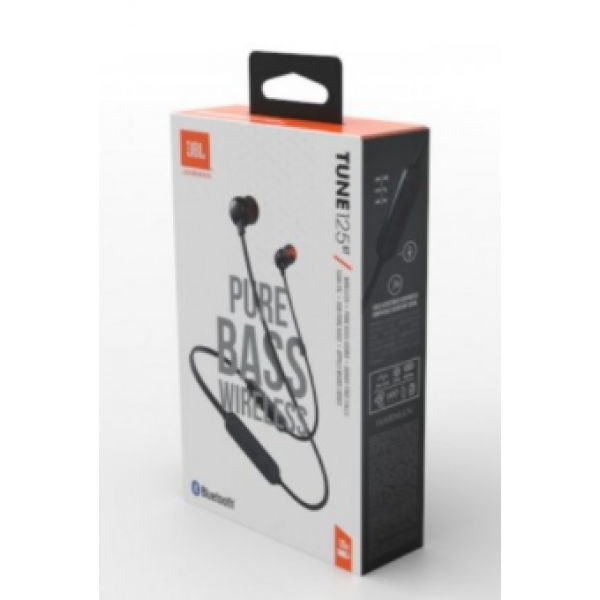 Наушники вкладыши беспроводные JBL JBLT125BTBLK купить - цена ...