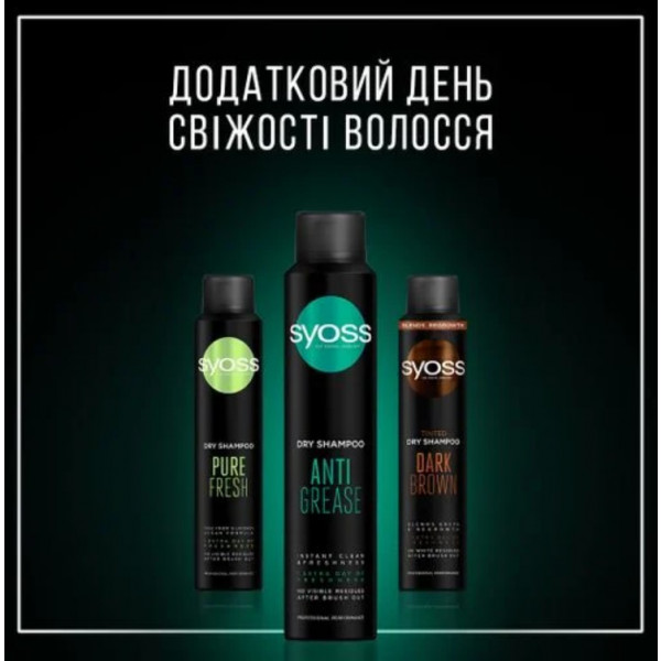 Фото - Шампунь женский SYOSS Сухой PURE FRESH 200мл