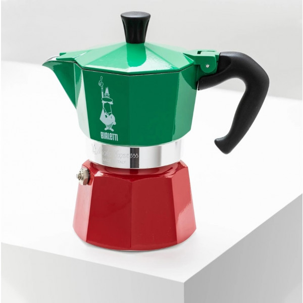 Фото - Кофеварка гейзерная Bialetti Moka Express Italia 180 мл (0005322)