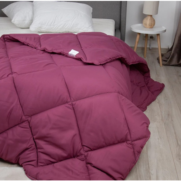 Фото - Одеяло зимнее двуспальное ТЕП Alaska 180х205 см Бордовый (1-00152_27800)