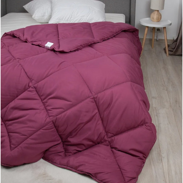 Фото - Одеяло зимнее двуспальное ТЕП Alaska 180х205 см Бордовый (1-00152_27800)