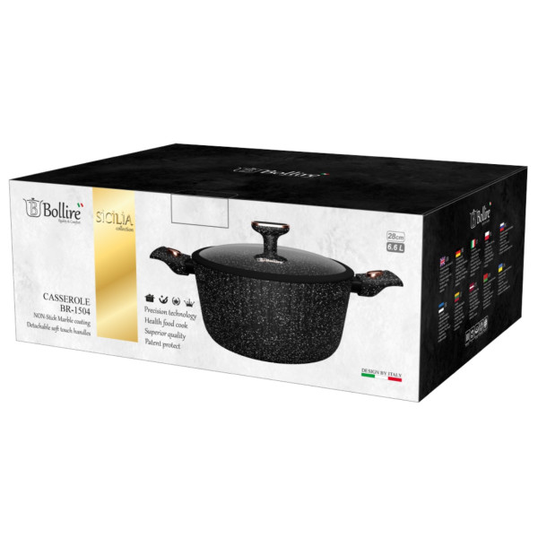Фото - Кастрюля Bollire BR-1504 SICILIA 28 см