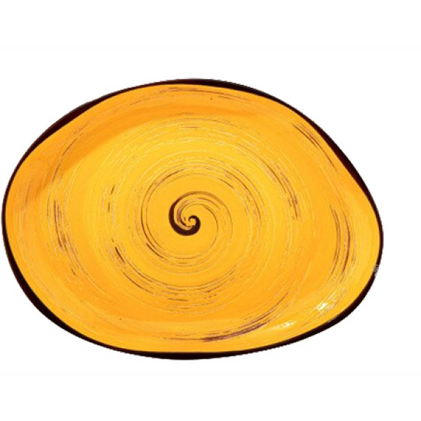 Фото - Блюдо Wilmax Spiral Yellow 33х24.5 см 700 мл (WL-669442 / A)