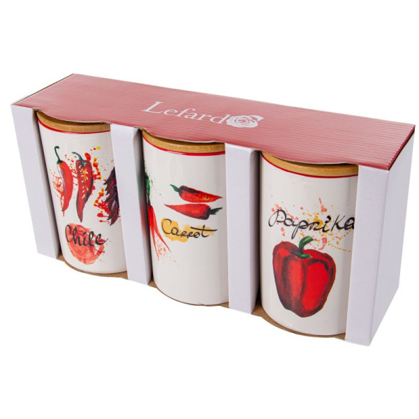 Фото - Емкость для сыпучих Lefard Hot vegetables 1000 мл 10x15 см (940-290-1)