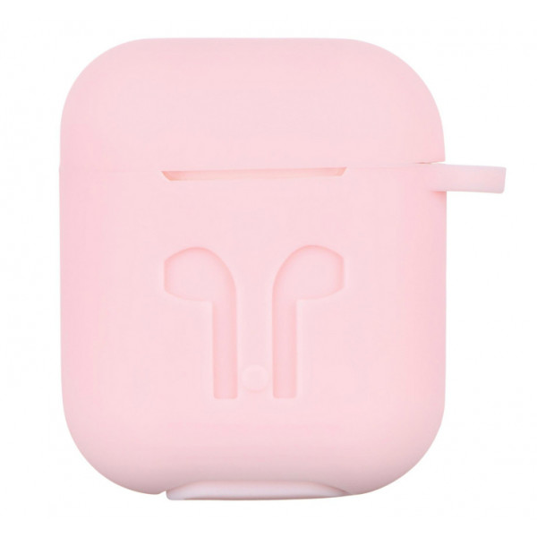 Фото - Чехол для наушников 2E for Apple AirPods Pure Color Silicone Imprint 3.0mm Light Pink (2E-AIR-PODS-IBPCSI-3-LPK)
