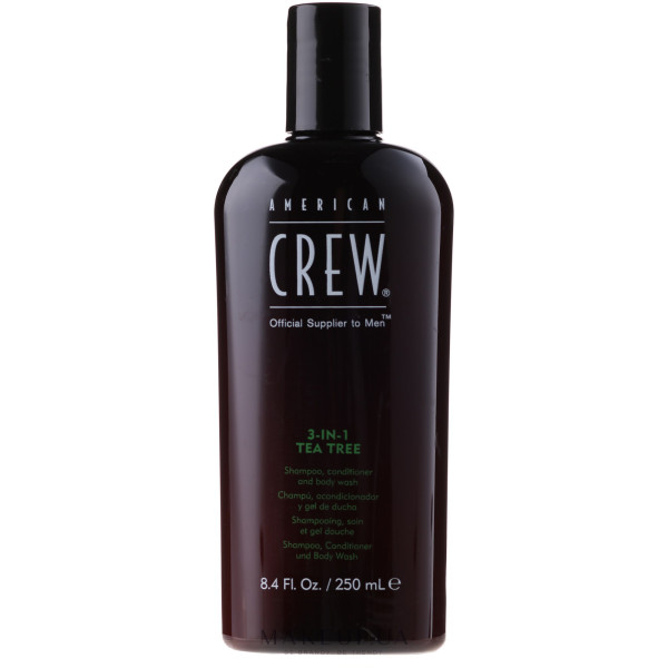 Фото - Шампунь мужской American Crew 3 в 1 Tea Tree Shampoo 0.25л (669316223079)