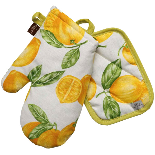 Фото - Набор прихваток Прованс Лимончики 30х18 см (043231)