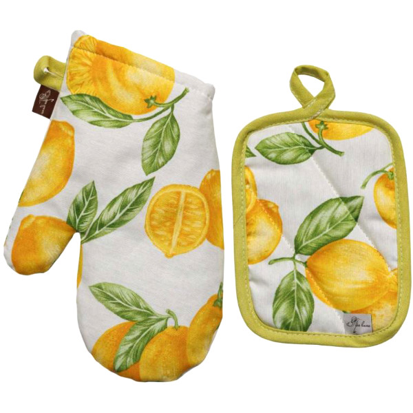 Фото - Набор прихваток Прованс Лимончики 30х18 см (043231)