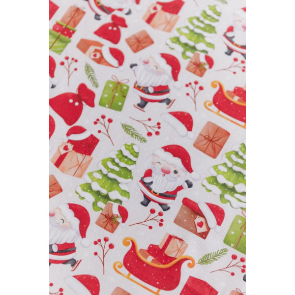 Фото - Набор фартук + прихватка Прованс Санта на белом 31х20 см (038522)