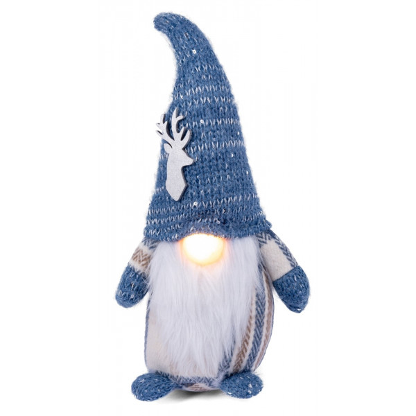 Фото - Декор New Year Гном Novogod'ko Гном в голубом колпаке 31 см (974645)
