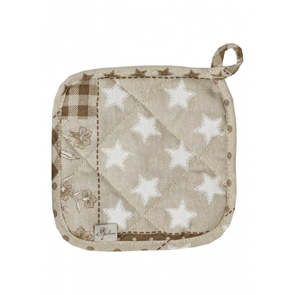 Фото - Набор прихваток Прованс Печворк бежевый 32х20 см (034950)