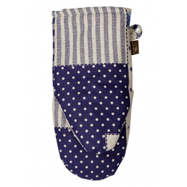 Фото - Набор прихваток Прованс Печворк синий 32х20 см (034968)