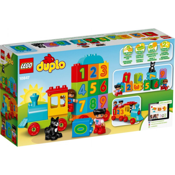 Фото - Конструктор LEGO DUPLO Поезд «Считай и играй» (10847)