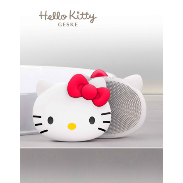Фото - Щетка для чистки лица GESKE Facial Brush З в 1 by Hello Kitty пудровый (HK000016ST01)