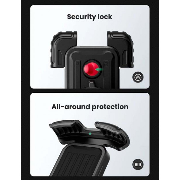 Фото - Держатель для мобильного устройства UGREEN LP494 Bike Phone Mount Gray (60548)