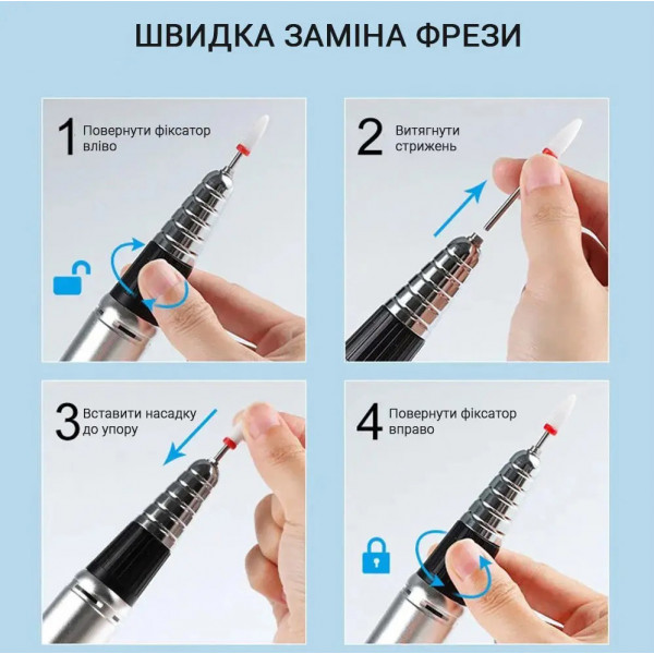 Фото - Маникюрный набор аппаратный SML M15 68W Green