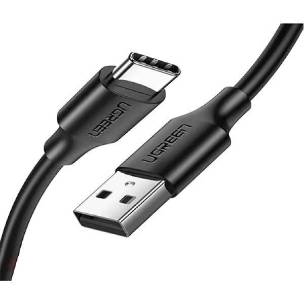 Фото - Кабель синхронизации данных UGREEN US287 USB 2.0 to USB Type-C 0.5m Black (60115)