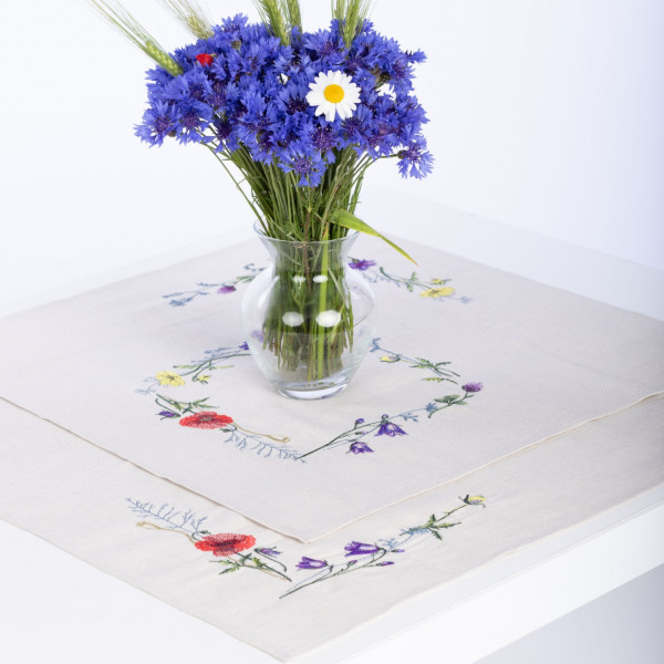 Фото - Салфетка для сервировки Едельвіка Полевые цветы 40х40 (41-23/00)
