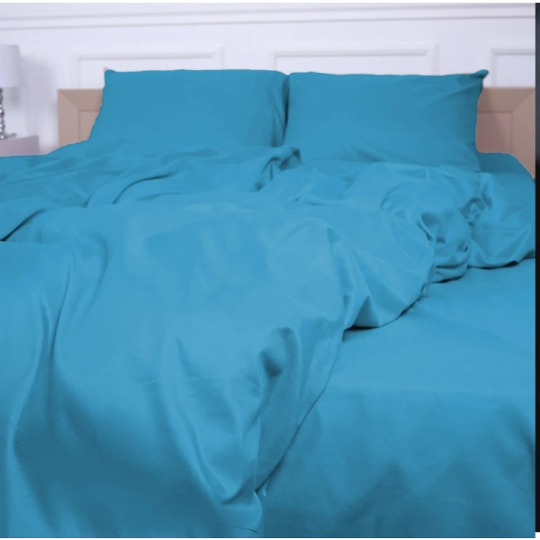 Фото - Простынь двуспальная MirSon Soft Elegance №18-4735 Capri Breeze 180х200 см (2200010916270)
