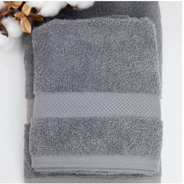 Фото - Полотенце для лица ТЕП Honey 50х90 см Stone Grey (Р-04136_27847)