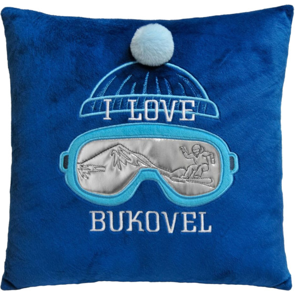 Фото - Подушка декоративная Tigres I love Bukovel (ПД-0480) Фото - Подушка декоративная Tigres I love Bukovel (ПД-0480)