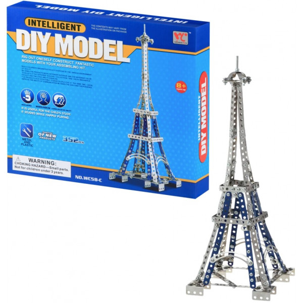 Фото - Конструктор металлический Same Toy Эйфелева башня 352 эл. (WC58CUt)