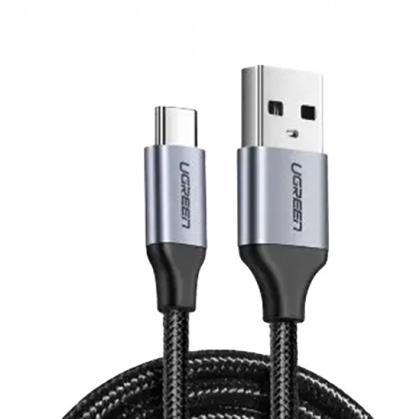 Фото - Кабель синхронизации данных UGREEN US288 USB 2.0 to USB Type-C 0.5m Black (60125)