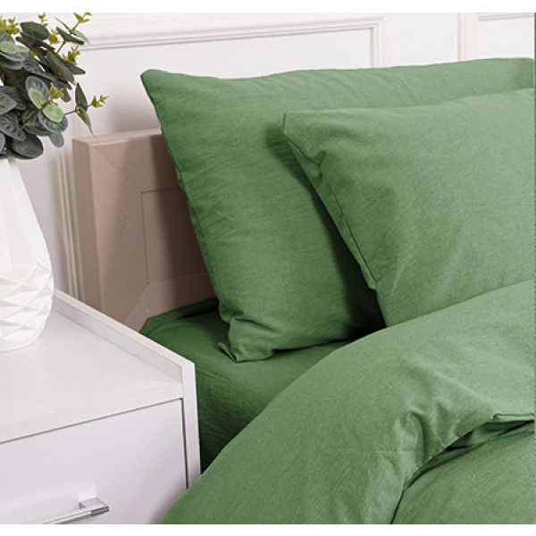 Фото - Простынь двуспальная MirSon 40-0023 Mystic Forest 180х200 см (2200009678042)